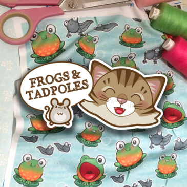 Little Frogs Fabric