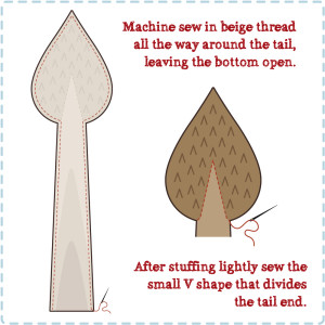 How to make the tail