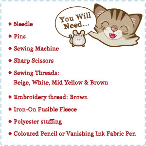 You will need these things to complete this project